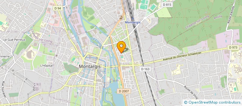 localisation de l'entreprise MONSIEUR MOHAMED AHMED GEBRIEL à MONTARGIS