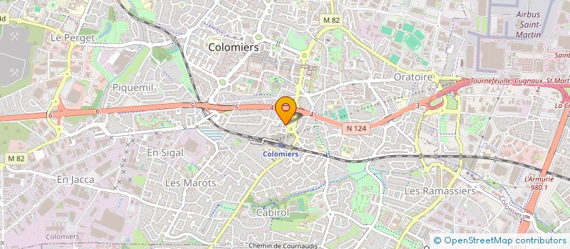 localisation de l'entreprise MONSIEUR MOHAMED AHMED MOHAMED à COLOMIERS