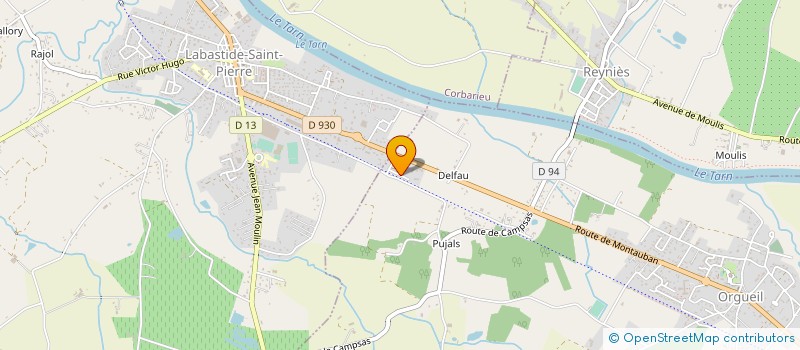 localisation de l'entreprise MONSIEUR MOHAMED AHROUCH  ORGUEIL