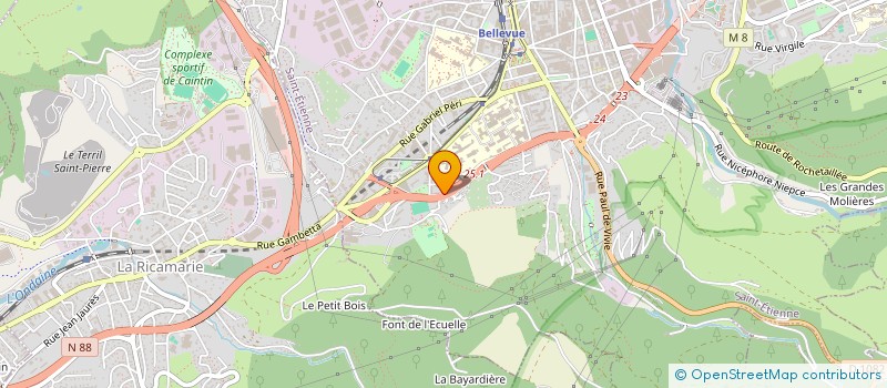 localisation de l'entreprise MONSIEUR MOHAMED AIMANE ZIDI  SAINT-ETIENNE