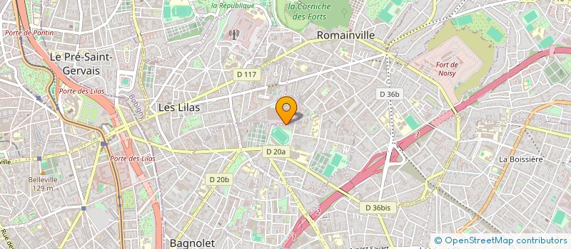 localisation de l'entreprise MONSIEUR MOHAMED AINOUSSI à BAGNOLET