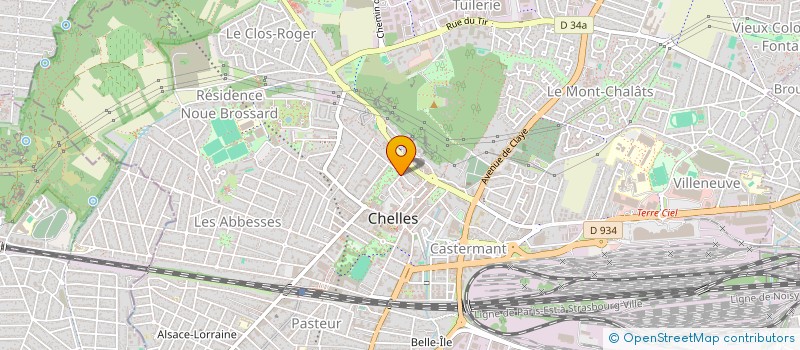 localisation de l'entreprise MONSIEUR MOHAMED AISSAOUI  CHELLES