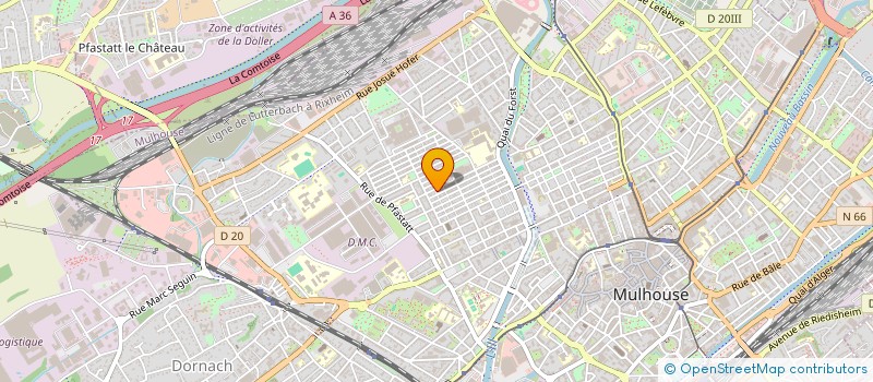 localisation de l'entreprise MONSIEUR MOHAMED AISSAOUI  MULHOUSE