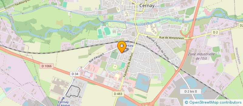 localisation de l'entreprise MONSIEUR MOHAMED AIT ABBA à CERNAY
