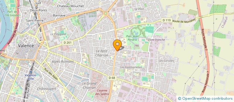 localisation de l'entreprise MONSIEUR MOHAMED AIT BOUKHLIK  VALENCE