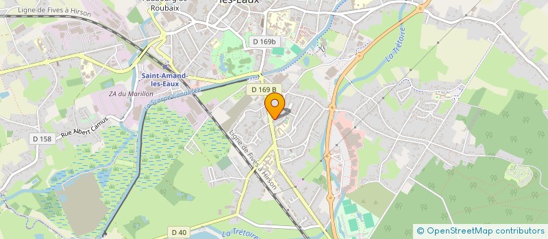 localisation de l'entreprise MONSIEUR MOHAMED AIT BOUYA  SAINT-AMAND-LES-EAUX