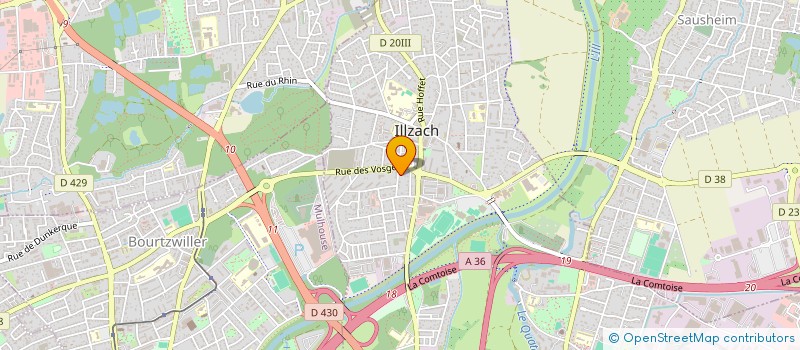 localisation de l'entreprise MONSIEUR MOHAMED AIT BRAIM  ILLZACH