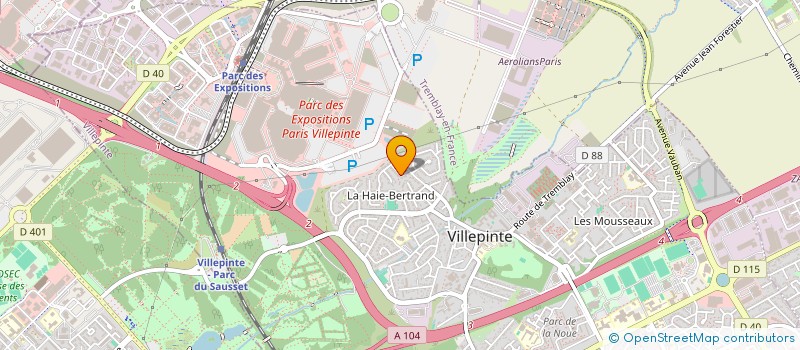 localisation de l'entreprise MONSIEUR MOHAMED AIT CHAKHMOUN  VILLEPINTE