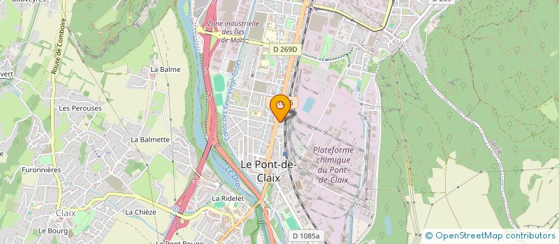 localisation de l'entreprise MONSIEUR MOHAMED AIT DAOUD  LE PONT-DE-CLAIX