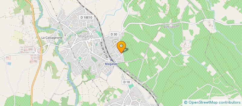 localisation de l'entreprise MONSIEUR MOHAMED AIT EL MAATI  MAGALAS