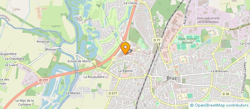 localisation de l'entreprise MONSIEUR MOHAMED AIT LACHGUER  BRUZ