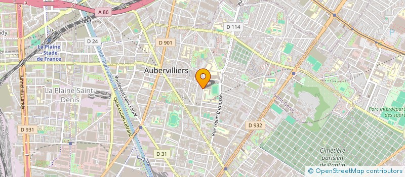 localisation de l'entreprise MONSIEUR MOHAMED AIT MEDJEBER  AUBERVILLIERS