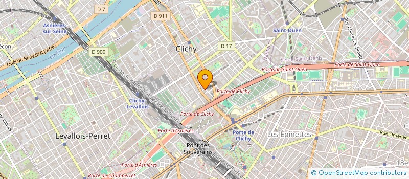 localisation de l'entreprise MONSIEUR MOHAMED AIT NACER à CLICHY