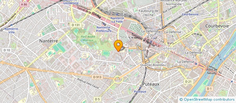 localisation de l'entreprise MONSIEUR MOHAMED AIT OUARAB à NANTERRE