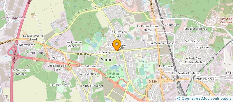 localisation de l'entreprise MONSIEUR MOHAMED AIT OUARRAOU à SARAN