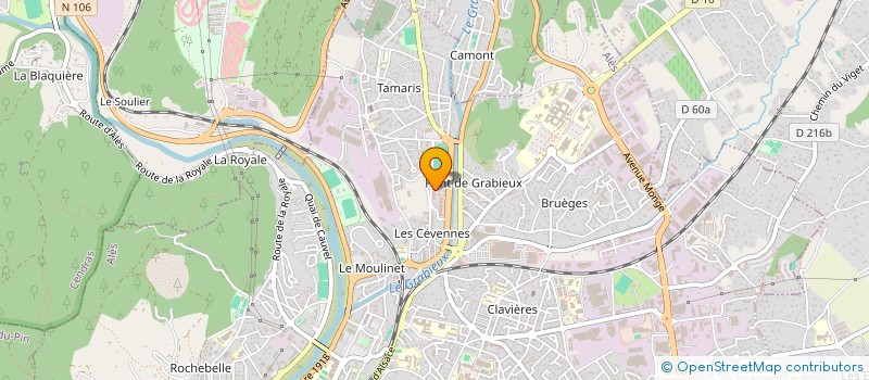 localisation de l'entreprise MONSIEUR MOHAMED AIT OUDDI  ALES