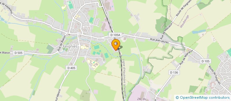 localisation de l'entreprise MONSIEUR MOHAMED AIT SI ALI  FEIGNIES