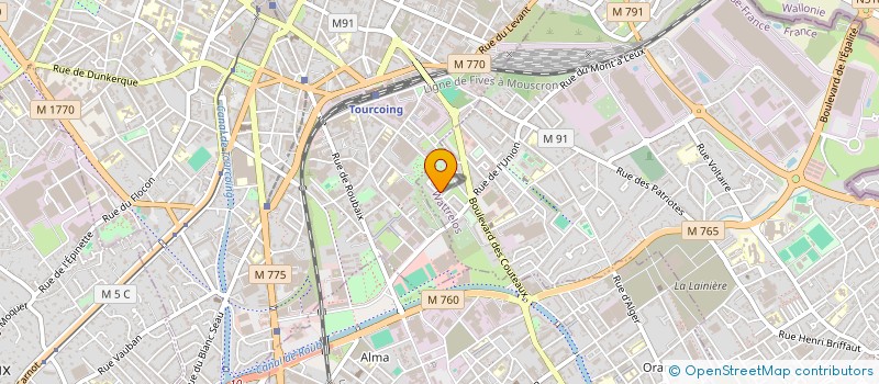 localisation de l'entreprise MONSIEUR MOHAMED AJBAR à FACHES-THUMESNIL