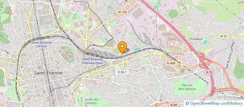 localisation de l'entreprise MONSIEUR MOHAMED AJIB  SAINT-ETIENNE