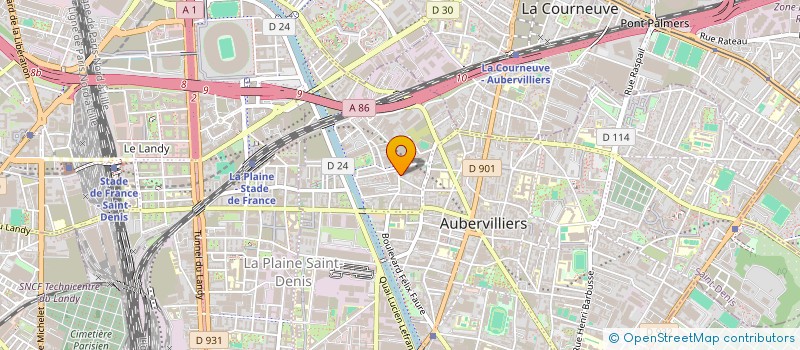 localisation de l'entreprise MONSIEUR MOHAMED AJOUHY à AUBERVILLIERS