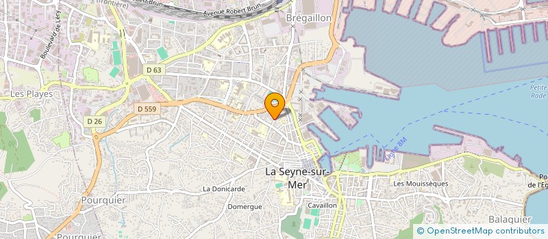 localisation de l'entreprise MONSIEUR MOHAMED AKACHA  LA SEYNE-SUR-MER