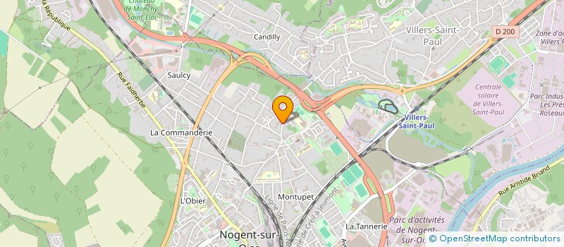 localisation de l'entreprise MONSIEUR MOHAMED AKALAI  NOGENT SUR OISE