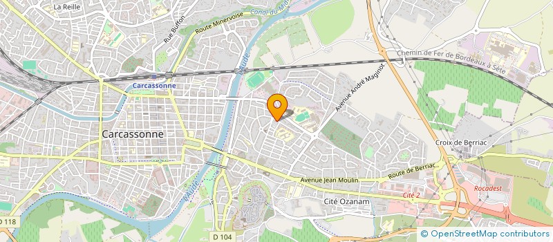 localisation de l'entreprise MONSIEUR MOHAMED AKAROUM JAHOUH à CARCASSONNE
