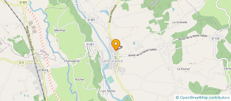 localisation de l'entreprise MONSIEUR MOHAMED AKHMOUCH  SAINT-VIANCE