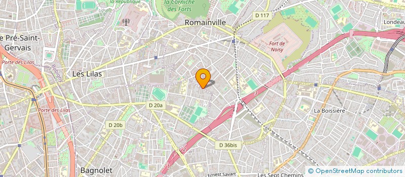 localisation de l'entreprise MONSIEUR MOHAMED AKLI à ROMAINVILLE
