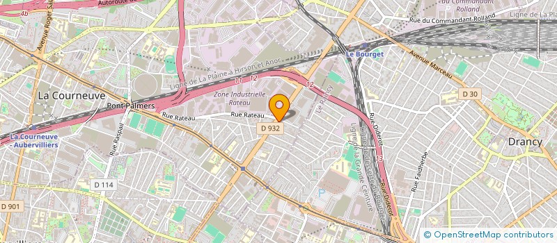 localisation de l'entreprise MONSIEUR MOHAMED AKOUAS à LA COURNEUVE