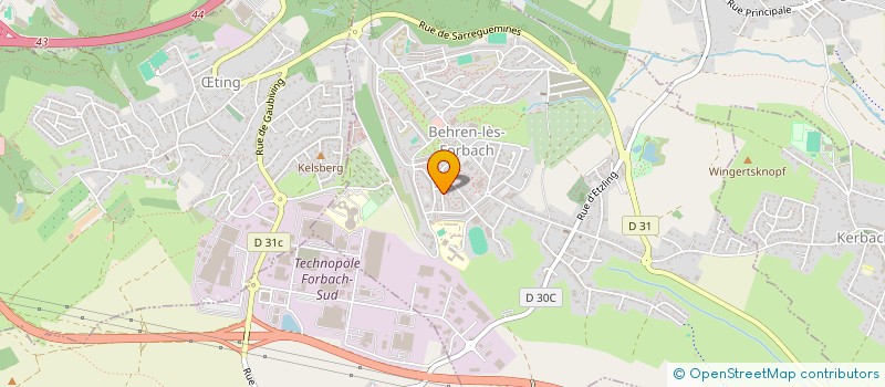 localisation de l'entreprise MONSIEUR MOHAMED AKROUCH  BEHREN-LES-FORBACH