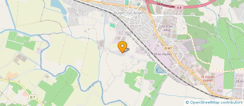 localisation de l'entreprise MONSIEUR MOHAMED AL AMINE à PUGET-SUR-ARGENS