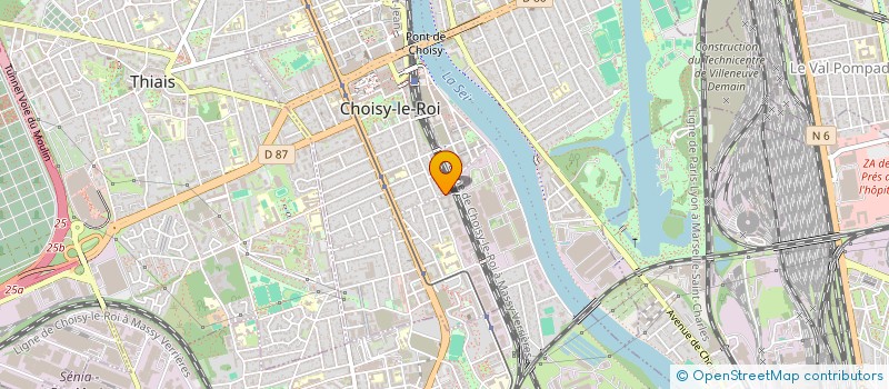 localisation de l'entreprise MONSIEUR MOHAMED AL-LAL EL KARMAOUI  CHOISY-LE-ROI