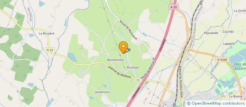 localisation de l'entreprise MONSIEUR MOHAMED AL MADAOUI  CAUSSADE