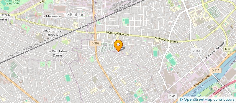 localisation de l'entreprise MONSIEUR MOHAMED AL NOUR AHMED  ARGENTEUIL