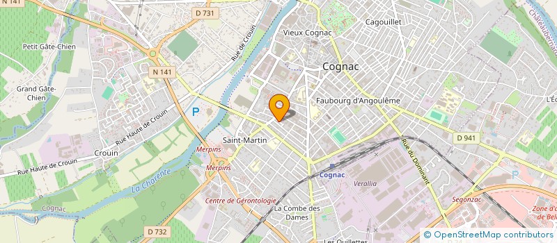 localisation de l'entreprise MONSIEUR MOHAMED ALA GARBOUT à COGNAC