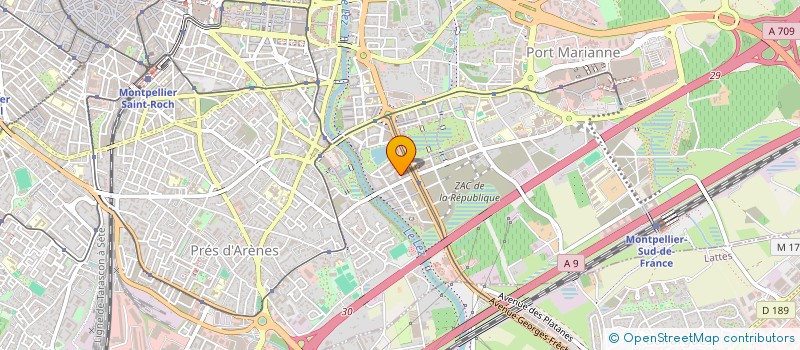 localisation de l'entreprise MONSIEUR MOHAMED ALAA GUEROUAJA à MONTPELLIER