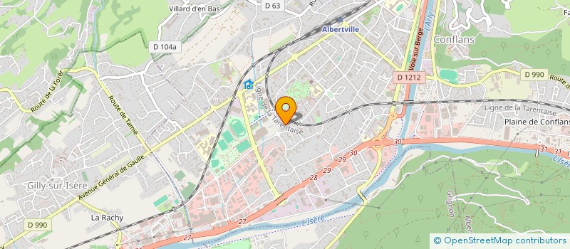 localisation de l'entreprise MONSIEUR MOHAMED ALAMI CHENTOUFI à ALBERTVILLE