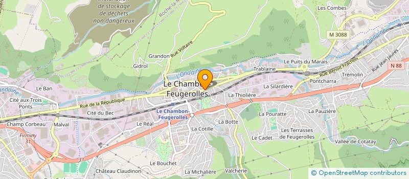 localisation de l'entreprise MONSIEUR MOHAMED ALFELAAOUYSSE à LE CHAMBON-FEUGEROLLES