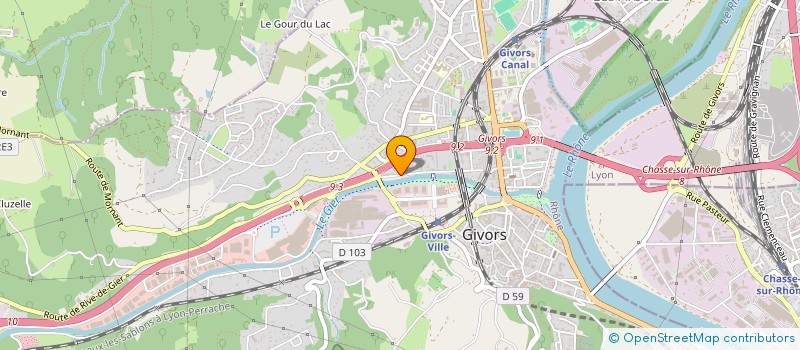 localisation de l'entreprise MONSIEUR MOHAMED ALI à GIVORS