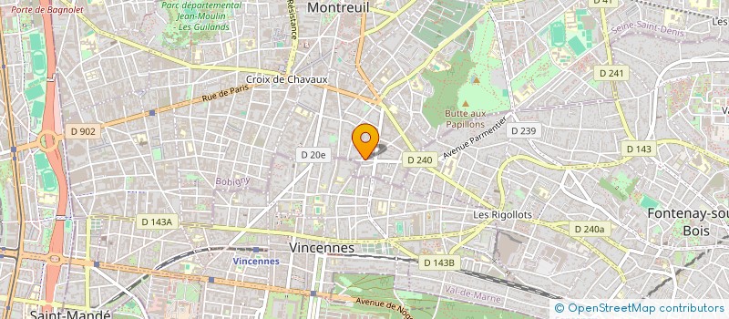 localisation de l'entreprise MONSIEUR MOHAMED ALI ABDEL AL KAOUI à MONTREUIL
