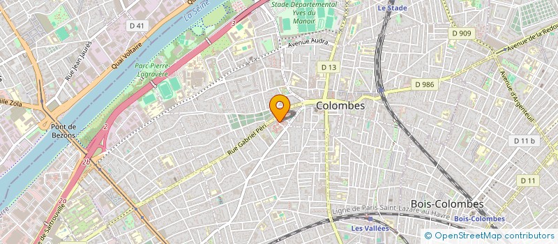 localisation de l'entreprise MONSIEUR MOHAMED ALI ABDELKAFI à COLOMBES