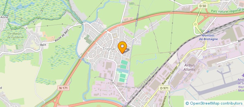 localisation de l'entreprise MONSIEUR MOHAMED ALI ADAM  TRIGNAC