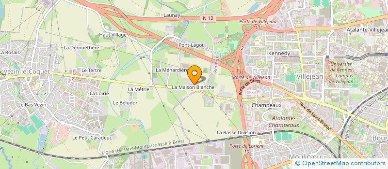 localisation de l'entreprise MONSIEUR MOHAMED-ALI AOUJIL  VEZIN-LE-COQUET