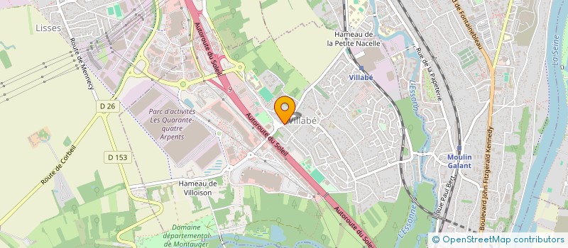 localisation de l'entreprise MONSIEUR MOHAMED ALI BELGHIT  VILLABE