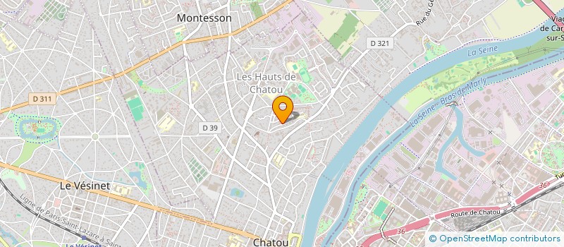 localisation de l'entreprise MONSIEUR MOHAMED ALI BEN AICHA  CHATOU