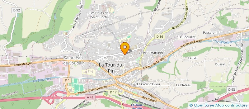 localisation de l'entreprise MONSIEUR MOHAMED-ALI BEN BOUBAKER  LA TOUR-DU-PIN