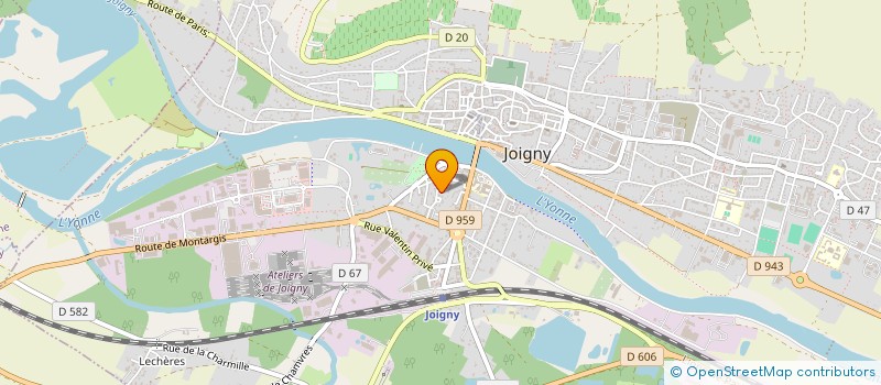localisation de l'entreprise MONSIEUR MOHAMED ALI BEN CHELBI à JOIGNY