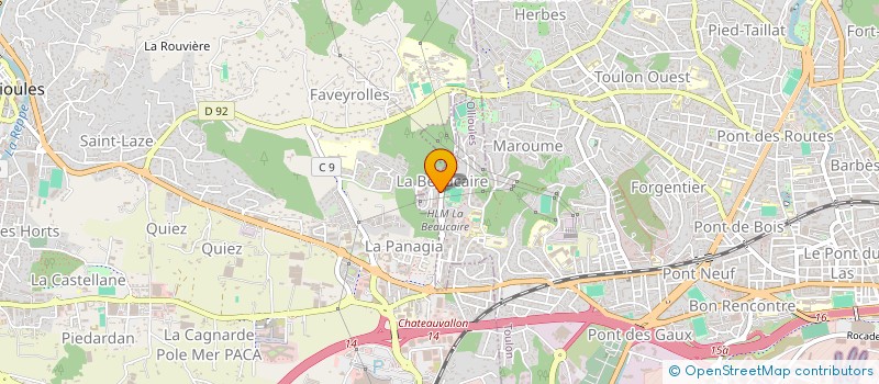 localisation de l'entreprise MONSIEUR MOHAMED ALI BEN MILED  TOULON