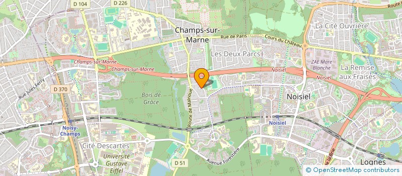 localisation de l'entreprise MONSIEUR MOHAMED ALI BEN SALAH  CHAMPS-SUR-MARNE